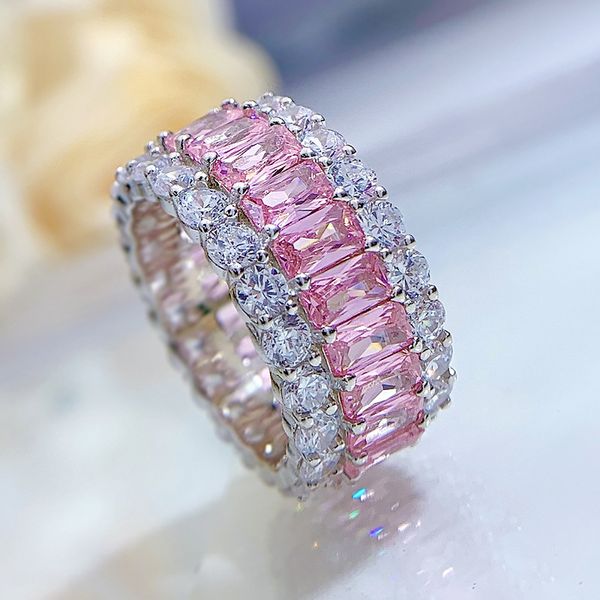 wedding accessories pure silver engagement rings fadeless pink diamond birdal ring proposal ring no fading ladies jewelry r011, White
wedding accessories pure silver engagement rings fadeless pink diamond birdal ring proposal ring no fading ladies jewelry r011, White