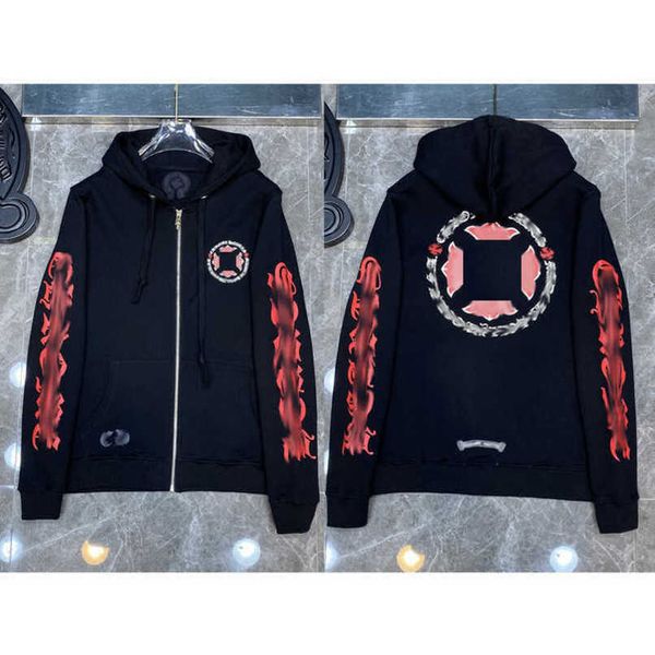 sweatshirts fashion men's luxury jackets ch hoodies men women designer boy sanskrit print sweater zipper hooded cross pullover hoodie c, Black
sweatshirts fashion men's luxury jackets ch hoodies men women designer boy sanskrit print sweater zipper hooded cross pullover hoodie c, Black