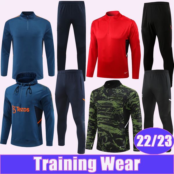 22 23 rashford pogba mens training wear kit suit soccer jerseys mata b.fernandes half zip tracksuit football shirts, Black
22 23 rashford pogba mens training wear kit suit soccer jerseys mata b.fernandes half zip tracksuit football shirts, Black