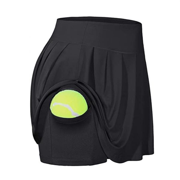 high waist gym yoga skirt anti exposure tennis skirts fitness running skorts women quick drying sport skirt pocket gymwear 2020244j, White;red
high waist gym yoga skirt anti exposure tennis skirts fitness running skorts women quick drying sport skirt pocket gymwear 2020244j, White;red