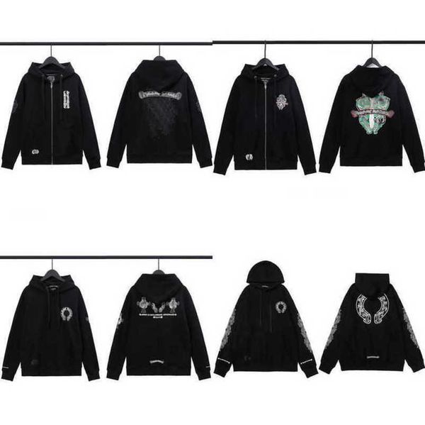 fashion luxury men's jackets sweatshirts men women classic hoodies ch zipper hooded sweater designer cross pullover sanskrit hoodie cas, Black;brown
fashion luxury men's jackets sweatshirts men women classic hoodies ch zipper hooded sweater designer cross pullover sanskrit hoodie cas, Black;brown