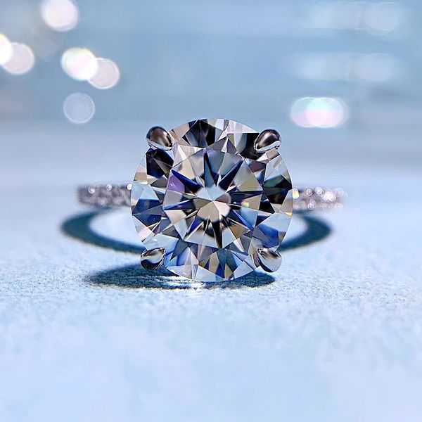 wedding accessories pure silver engagement rings fadeless round diamond birdal ring proposal ring no fading ladies jewelry r049, White
wedding accessories pure silver engagement rings fadeless round diamond birdal ring proposal ring no fading ladies jewelry r049, White