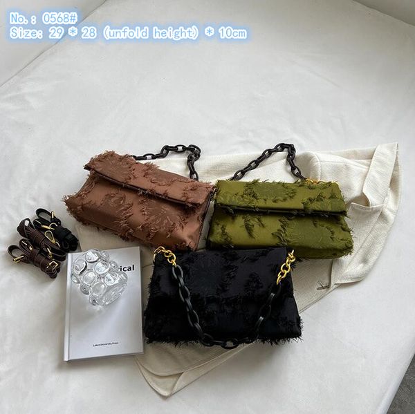 wholesale factory ladies shoulder bags 3 colors this year's popular personality tassel chain bag street fashions chains handbag folding
wholesale factory ladies shoulder bags 3 colors this year's popular personality tassel chain bag street fashions chains handbag folding