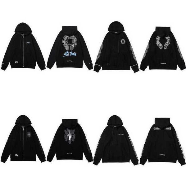 fashion luxury men's jackets sweatshirts men women classic hoodies ch zipper hooded sweater designer cross pullover sanskrit hoodie cas, Black
fashion luxury men's jackets sweatshirts men women classic hoodies ch zipper hooded sweater designer cross pullover sanskrit hoodie cas, Black