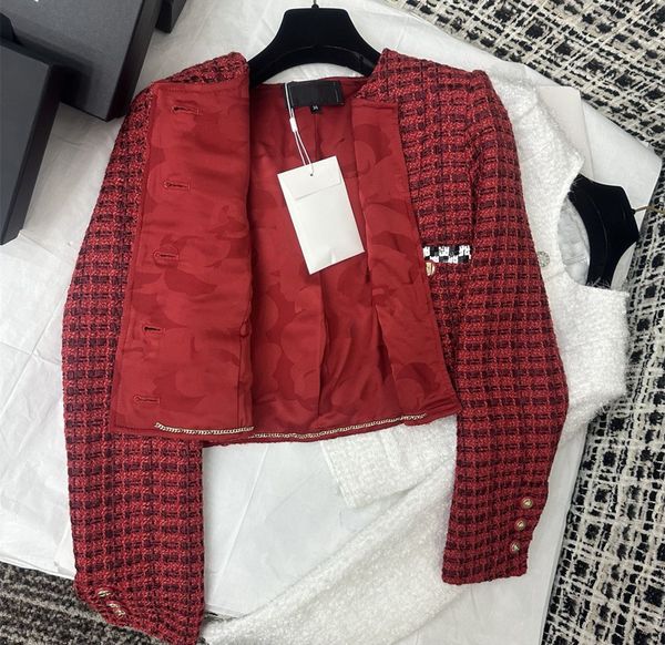 chan new 2023 women's brand jacket designer fashion high-end autumn winter metal buckle logo tweed coat leisure spring coats cardigan b, Black;brown
chan new 2023 women's brand jacket designer fashion high-end autumn winter metal buckle logo tweed coat leisure spring coats cardigan b, Black;brown