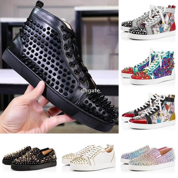 red-bottoms christians designer shoes men women fashion luxury rivet glitter sneakers for party wedding genuine leather studded shoes sgo, Black
red-bottoms christians designer shoes men women fashion luxury rivet glitter sneakers for party wedding genuine leather studded shoes sgo, Black