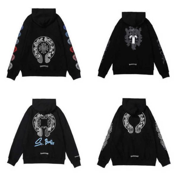 fashion luxury men's jackets sweatshirts men women classic hoodies ch zipper hooded sweater designer cross pullover sanskrit hoodie cas, Black
fashion luxury men's jackets sweatshirts men women classic hoodies ch zipper hooded sweater designer cross pullover sanskrit hoodie cas, Black