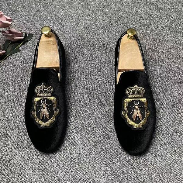 men breathable party nightclub dress shoes cow suede leather embroidery rivets loafers slip-on lazy driving shoe, Black
men breathable party nightclub dress shoes cow suede leather embroidery rivets loafers slip-on lazy driving shoe, Black