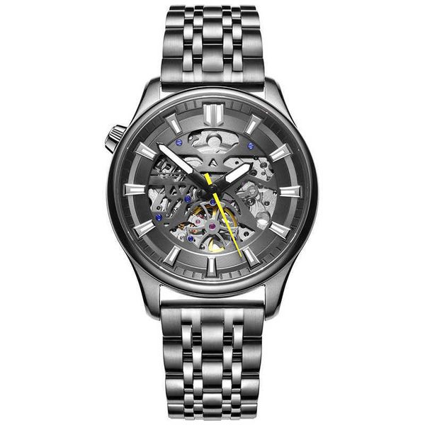 2022 new black automatic luxury business stainless steel mens brand skeleton mechanical watch, Slivery;brown
2022 new black automatic luxury business stainless steel mens brand skeleton mechanical watch, Slivery;brown