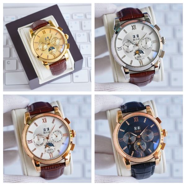 2023 u1 grade aaa 42mm montre de luxe mens watches multi-function automatic machine movement 316l fine steel watch case luxury watch wristwa, Slivery;brown
2023 u1 grade aaa 42mm montre de luxe mens watches multi-function automatic machine movement 316l fine steel watch case luxury watch wristwa, Slivery;brown
