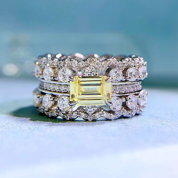 wedding accessories pure silver engagement rings fadeless yellow diamond birdal ring proposal ring no fading ladies jewelry r255, White
wedding accessories pure silver engagement rings fadeless yellow diamond birdal ring proposal ring no fading ladies jewelry r255, White