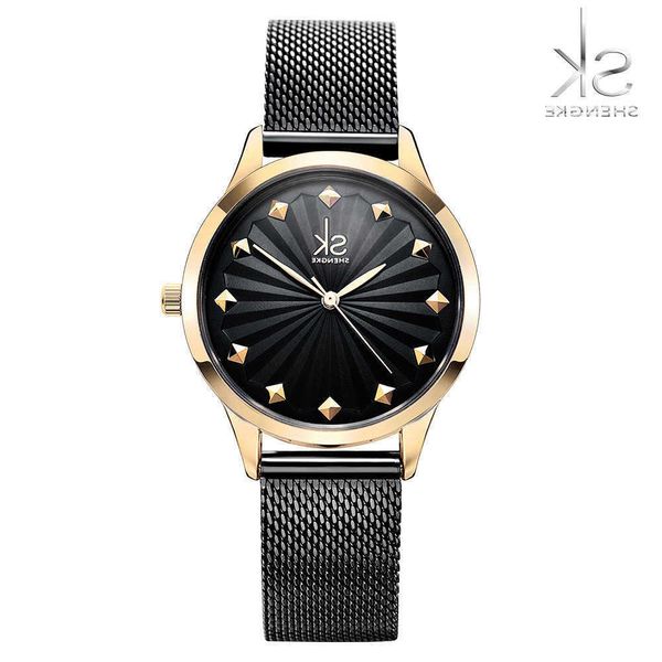 cwp 2021 shengke women watch quartz luxury fashion wristwatches ladies gift relogio feminino milan mesh band lady, Slivery;brown
cwp 2021 shengke women watch quartz luxury fashion wristwatches ladies gift relogio feminino milan mesh band lady, Slivery;brown