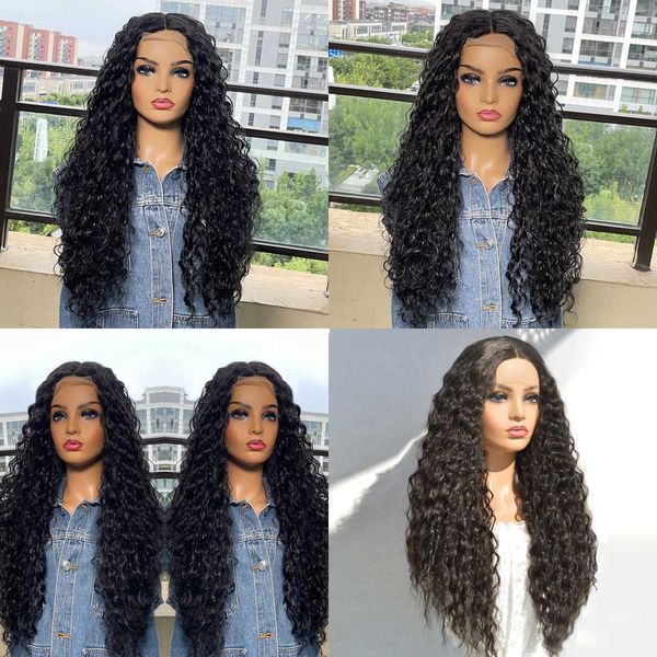 lace wigs black front long kinky curly soft synthetic wig for women with baby hair natural hairline daily 221216, Black;brown
lace wigs black front long kinky curly soft synthetic wig for women with baby hair natural hairline daily 221216, Black;brown