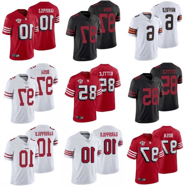 2023 football jerseys 75th men women youth san francisco''49ers''jersey 85 george kittle 97 nick bosa 10 jimmy garoppolo, Black;red
2023 football jerseys 75th men women youth san francisco''49ers''jersey 85 george kittle 97 nick bosa 10 jimmy garoppolo, Black;red