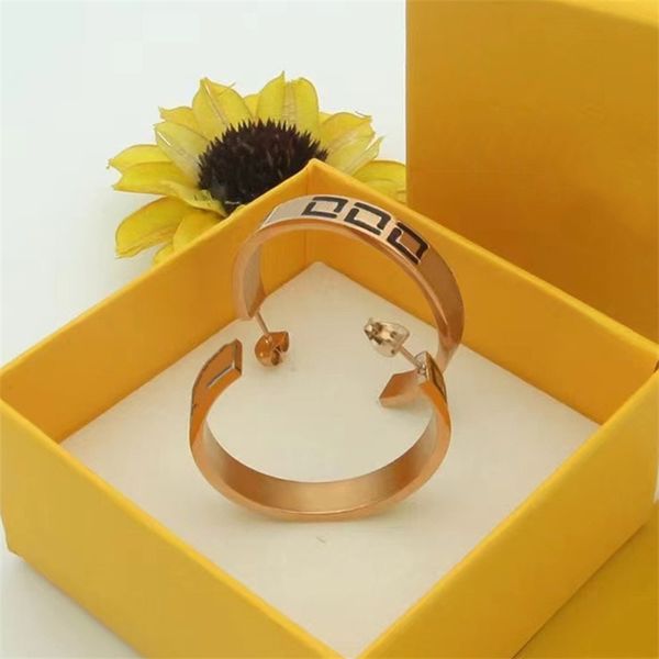 women hoops accessories earings designers f letter womens fashion hoop earrings studs stainless steel ear boucles luxury earring birthday gi, Golden;silver
women hoops accessories earings designers f letter womens fashion hoop earrings studs stainless steel ear boucles luxury earring birthday gi, Golden;silver
