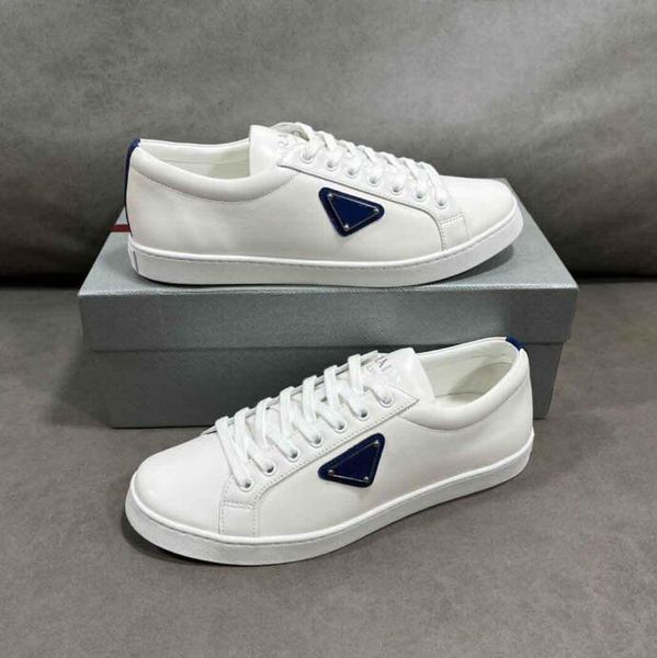 luxury white black brushed leather sneakers shoes for men metal triangle skateboard comfort casual walking discount footwear eu38-46
luxury white black brushed leather sneakers shoes for men metal triangle skateboard comfort casual walking discount footwear eu38-46