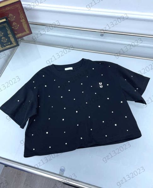women shirt t-shirts letter nail bead round neck short sleeves pullover t-shirt pure color simple design loose crop style designer clothes w, White
women shirt t-shirts letter nail bead round neck short sleeves pullover t-shirt pure color simple design loose crop style designer clothes w, White