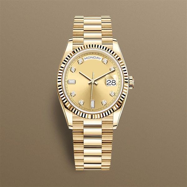 40mm men women luxurys wristwatch mens fashion mechanical automatic gold steel strap watch male daydate designer watch307z, Slivery;brown
40mm men women luxurys wristwatch mens fashion mechanical automatic gold steel strap watch male daydate designer watch307z, Slivery;brown