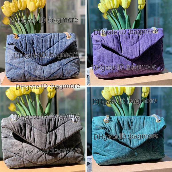 loulou puffer denim jeans shoulder bag gold chain multi color luxurys designers flap bags women ladies tote clutch handbags purse 204c
loulou puffer denim jeans shoulder bag gold chain multi color luxurys designers flap bags women ladies tote clutch handbags purse 204c