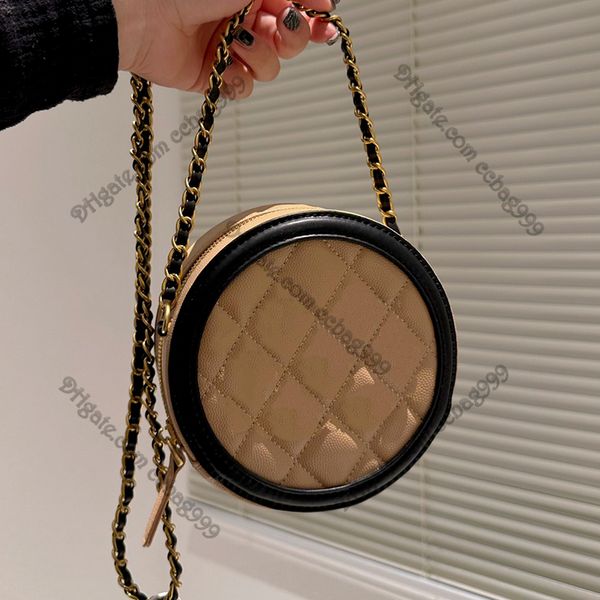 vanity case round cosmetic bags box caviar calfskin quilted diamond wallets coin purses handbag designer bag with chain multi pocket sacoche
vanity case round cosmetic bags box caviar calfskin quilted diamond wallets coin purses handbag designer bag with chain multi pocket sacoche