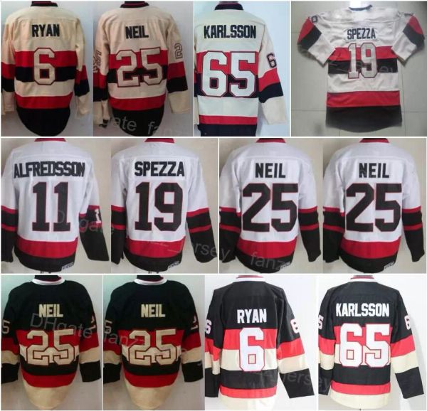 men vintage ice hockey retro 19 jason spezza jersey 25 chris neil 11 daniel alfredsson 6 bobby ryan 65 erik karlsson all stitched black beig, Black;red
men vintage ice hockey retro 19 jason spezza jersey 25 chris neil 11 daniel alfredsson 6 bobby ryan 65 erik karlsson all stitched black beig, Black;red