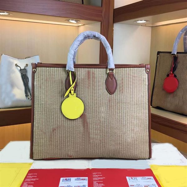 tote bag travel handbag large capacity shopper bags genuine leather embroidery plush letter raffi straw woven gold hardware interi2717
tote bag travel handbag large capacity shopper bags genuine leather embroidery plush letter raffi straw woven gold hardware interi2717