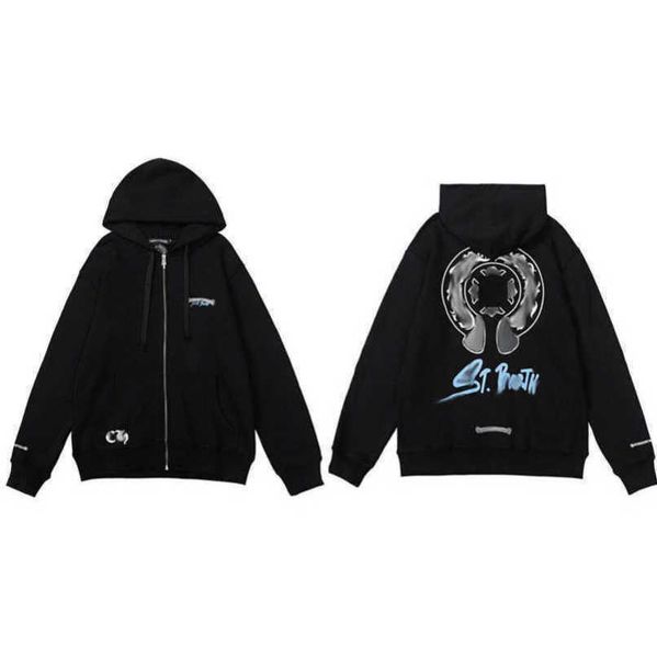 luxury men's jackets fashion sweatshirts men women classic hoodies ch zipper hooded sweater designer cross pullover sanskrit hoodie cas, Black
luxury men's jackets fashion sweatshirts men women classic hoodies ch zipper hooded sweater designer cross pullover sanskrit hoodie cas, Black