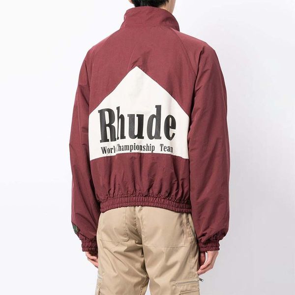 men's jackets rhude nylon winbreaker zip up vintage design jacket crop coats man woman oversized plus size zipper outerwear stand colla, Black;brown
men's jackets rhude nylon winbreaker zip up vintage design jacket crop coats man woman oversized plus size zipper outerwear stand colla, Black;brown