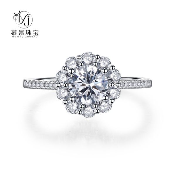 wedding accessories pure silver engagement rings fadeless flower diamond birdal ring proposal ring no fading ladies jewelry r374, White
wedding accessories pure silver engagement rings fadeless flower diamond birdal ring proposal ring no fading ladies jewelry r374, White