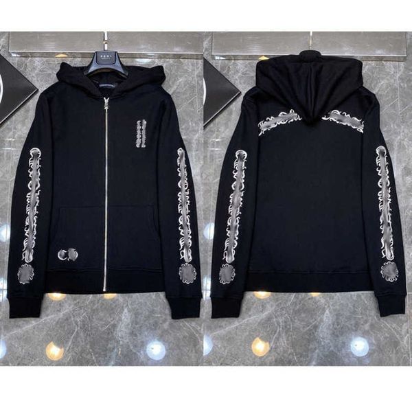 jackets fashion men's luxury sweatshirts men women classic hoodies ch zipper hooded sweater designer cross pullover sanskrit hoodie cas, Black
jackets fashion men's luxury sweatshirts men women classic hoodies ch zipper hooded sweater designer cross pullover sanskrit hoodie cas, Black