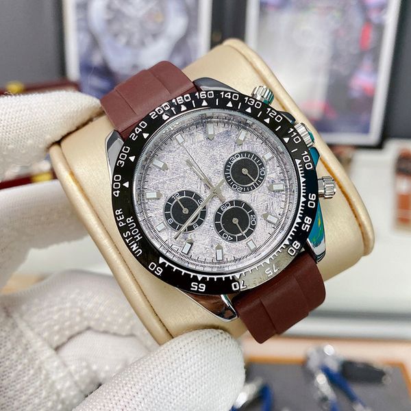 

Timer Mens Watch Luxury Automatic Quartz Super Long Standby High Strength Scratch resistant Mirror Alloy Folding Buckle Sports Leisure high-quality Watch, Box