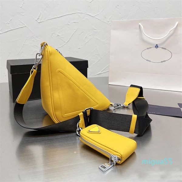 designer shoulder bags triangle pure color purse style two-in-one fashion bag high-quality soft leather pocket with wallet 271n
designer shoulder bags triangle pure color purse style two-in-one fashion bag high-quality soft leather pocket with wallet 271n