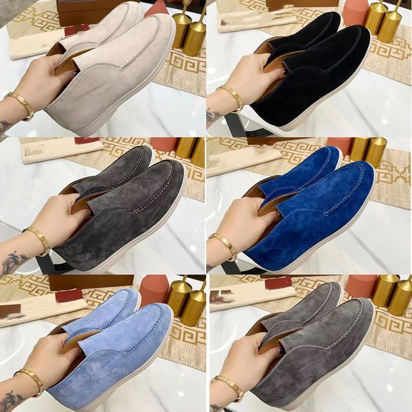 fashion loros open walk suede sneaker shoes women casual shoe men casual walking flats classic ankle boot luxury designer flat dress factory, Black
fashion loros open walk suede sneaker shoes women casual shoe men casual walking flats classic ankle boot luxury designer flat dress factory, Black