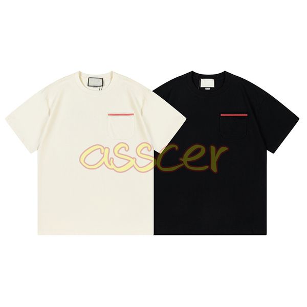 men womens summer black white t shirt couples fashion letter print tees round neck t shirts with pocket size xs, White;black
men womens summer black white t shirt couples fashion letter print tees round neck t shirts with pocket size xs, White;black