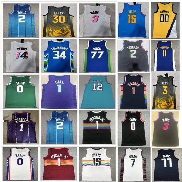 2022-23 stitch basketball ja morant jersey stephen curry lamelo ball jimmy butler lillard tatum devin booker kevin durant luka doncic anteto, Black;red
2022-23 stitch basketball ja morant jersey stephen curry lamelo ball jimmy butler lillard tatum devin booker kevin durant luka doncic anteto, Black;red