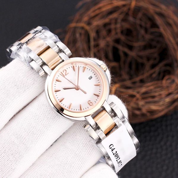 2022 women's luxury quartz watch fashion leisure business three needle multifunctional calendar waterproof steel band watches, Slivery;brown
2022 women's luxury quartz watch fashion leisure business three needle multifunctional calendar waterproof steel band watches, Slivery;brown