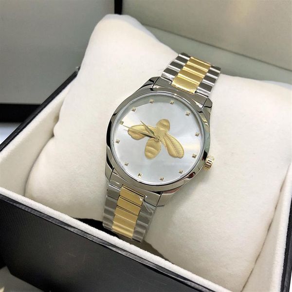 ultra thin women luxury watch 28mm stainless steel silver case quartz movement fashion classic bee patterns watches woman designer286g, Slivery;golden
ultra thin women luxury watch 28mm stainless steel silver case quartz movement fashion classic bee patterns watches woman designer286g, Slivery;golden