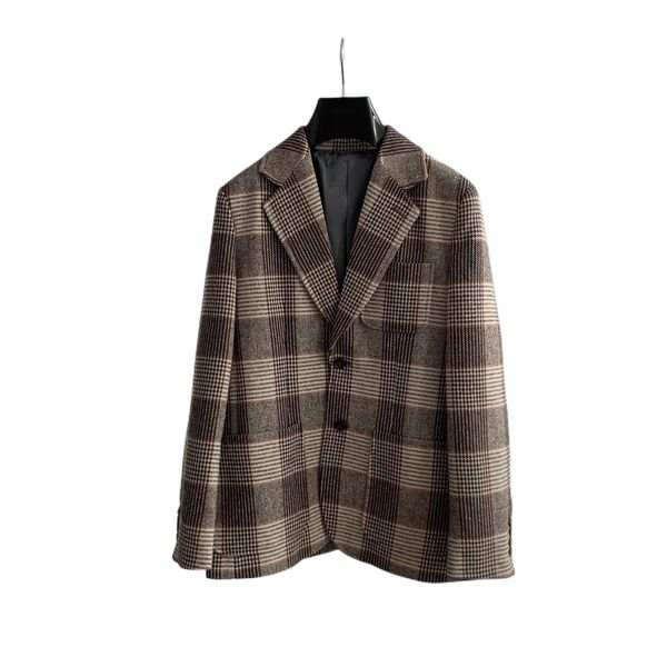 women's outerwear & coatsretro plaid suit wool retro style upper body clean and elegant, Black;brown
women's outerwear & coatsretro plaid suit wool retro style upper body clean and elegant, Black;brown