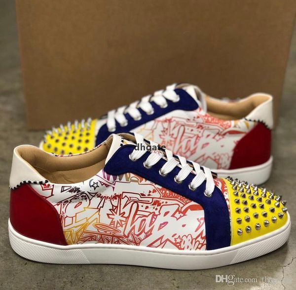 red-bottoms christians seavaste sneaker latest low spikes mens trainers flat junior spike shoes 100% real leather wedd mut, Black
red-bottoms christians seavaste sneaker latest low spikes mens trainers flat junior spike shoes 100% real leather wedd mut, Black