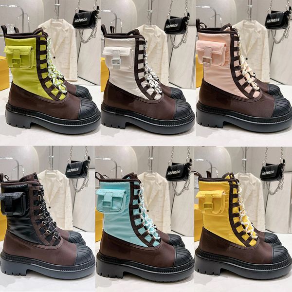 2023 new designers half boots domino combat cowskin pair fashion pocket nylon women's shoes lace up zip martin baguette booties thick b, Black
2023 new designers half boots domino combat cowskin pair fashion pocket nylon women's shoes lace up zip martin baguette booties thick b, Black