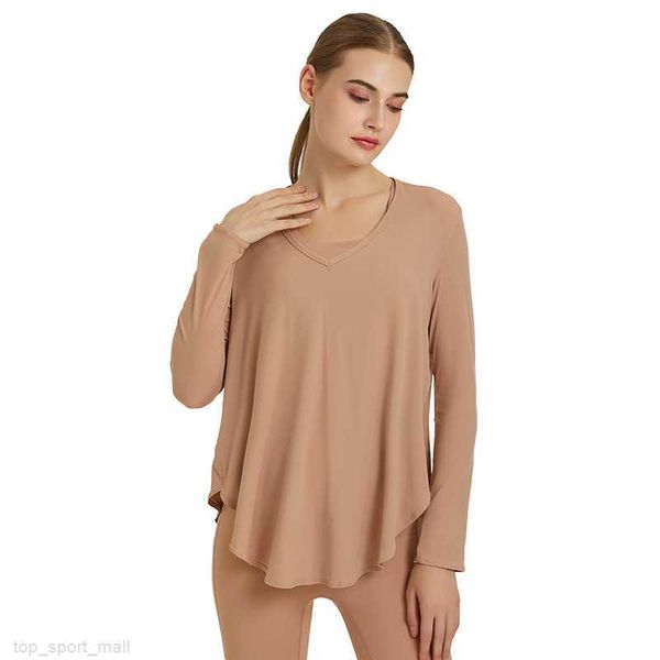 l-217 yoga outfit long sleeves shirt loose fit longer scooped back hem lightweight v neck quick dry fitness high elasticity t-shirts
l-217 yoga outfit long sleeves shirt loose fit longer scooped back hem lightweight v neck quick dry fitness high elasticity t-shirts