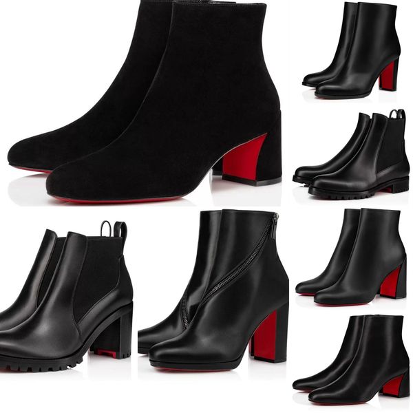 sandals women reds sole short booties dress ankle boot heels boots luxury heel womens pumps suede ankles boots with box, Black
sandals women reds sole short booties dress ankle boot heels boots luxury heel womens pumps suede ankles boots with box, Black
