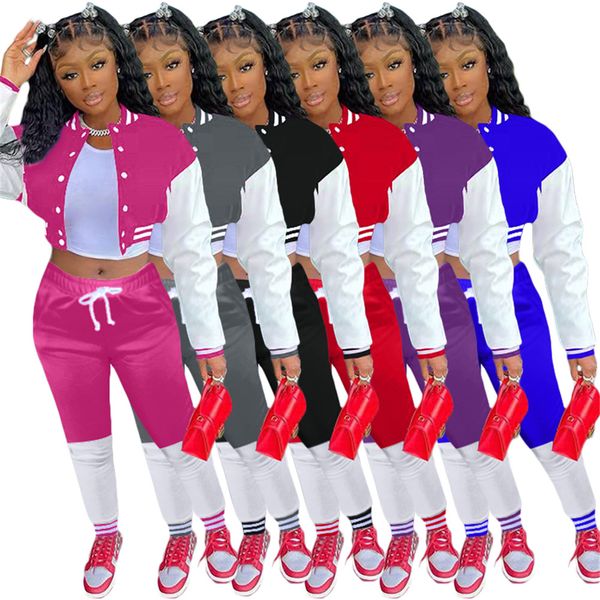 bulk items wholesale women tracksuits casual patchwork 2 piece pants set long sleeve lady outfit femme sweatsuit baseball jacket and pant 84, Gray
bulk items wholesale women tracksuits casual patchwork 2 piece pants set long sleeve lady outfit femme sweatsuit baseball jacket and pant 84, Gray