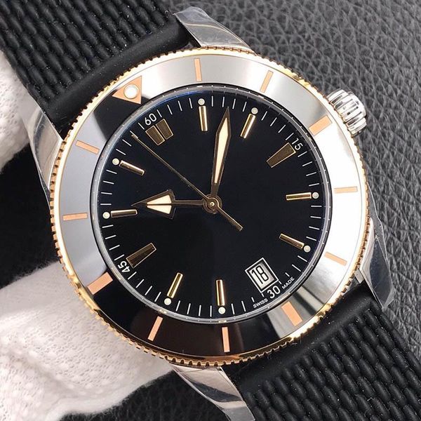 grade aaa breit super-ocean stainless steel rotating bezel mens watch automatic mechanical rubber band watch luminous wristwatches, Slivery;brown
grade aaa breit super-ocean stainless steel rotating bezel mens watch automatic mechanical rubber band watch luminous wristwatches, Slivery;brown