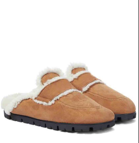 luxury designer shoes women warm wool slipper closed toe shearling-lined suede slippers shearling slipper brown black with box 35-41
luxury designer shoes women warm wool slipper closed toe shearling-lined suede slippers shearling slipper brown black with box 35-41