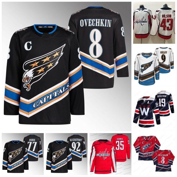 8 alex ovechkin 2022-23 reverse retro capitals jersey t.j. oshie tom wilson darcy kuemper evgeny kuznetsov john carlson dmitry orlov nicklas, Black;red
8 alex ovechkin 2022-23 reverse retro capitals jersey t.j. oshie tom wilson darcy kuemper evgeny kuznetsov john carlson dmitry orlov nicklas, Black;red