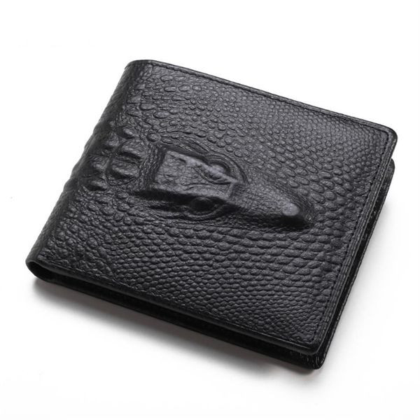 fashion short bifold purse 3d crocodile skin black brown men genuine leather designer wallets229s, Red;black
fashion short bifold purse 3d crocodile skin black brown men genuine leather designer wallets229s, Red;black