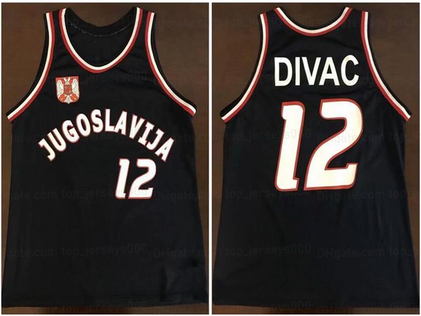custom vlade divac #12 team jugoslavija serbia basketball jersey retro black sewn any name number size s-4xl
custom vlade divac #12 team jugoslavija serbia basketball jersey retro black sewn any name number size s-4xl