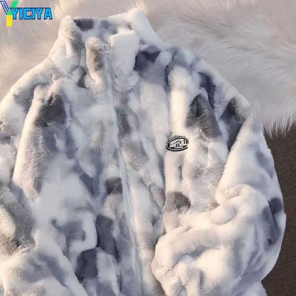 yiciya coats woman winter 2023 tie dye pockets zipper jacket fur clothes women long sleeve oversize streetwear warm jackets, Black;brown
yiciya coats woman winter 2023 tie dye pockets zipper jacket fur clothes women long sleeve oversize streetwear warm jackets, Black;brown