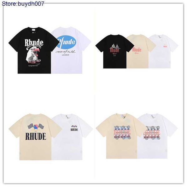 2023 new men's t shirt fashion designer rhude couple summer 5 series champion flag printed ins trendy top, White;black
2023 new men's t shirt fashion designer rhude couple summer 5 series champion flag printed ins trendy top, White;black